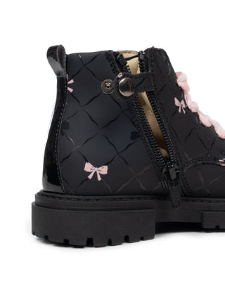 LACE-UP BOOTIE
