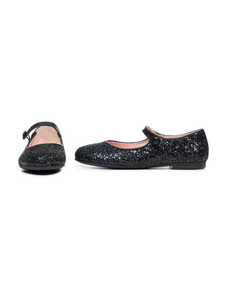 Glitzer-Ballerina - Schwarz