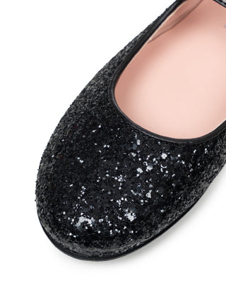 Glitzer-Ballerina - Schwarz