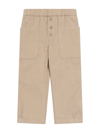 Cordhose mit Taschen - Beige