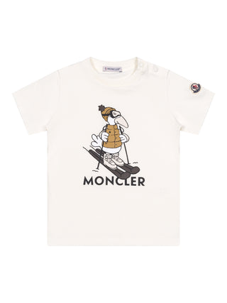 T-Shirt mit Motiv-Print - Weiß