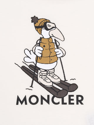T-Shirt mit Motiv-Print - Weiß