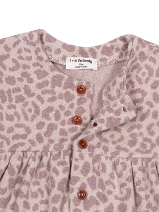 Matera Kleid mit Leopardenprint - Nude