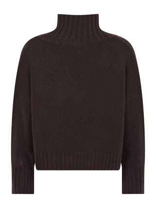 Girlfriend Turtleneck aus Kaschmir Mocha