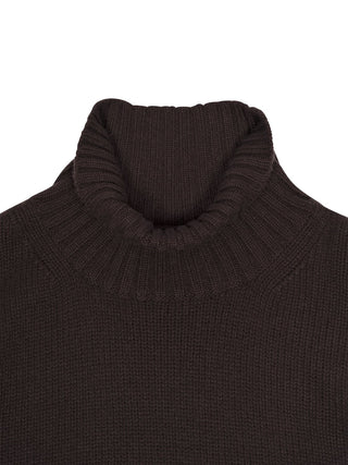 Girlfriend Turtleneck aus Kaschmir Mocha