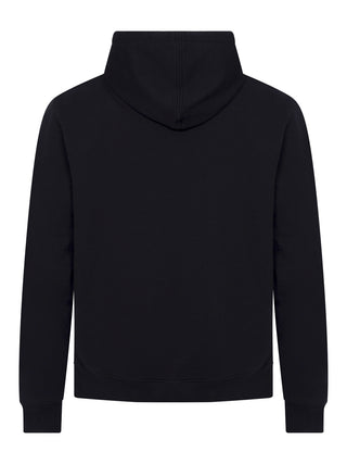 Ami de Coeur Hoodie aus Baumwollstoff Schwarz