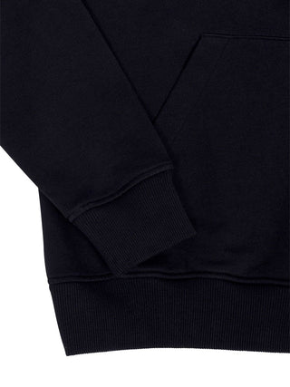 Ami de Coeur Hoodie aus Baumwollstoff Schwarz