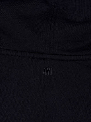 Ami de Coeur Hoodie aus Baumwollstoff Schwarz