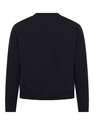 Unisex Sweatshirt aus Baumwolle - Schwarz