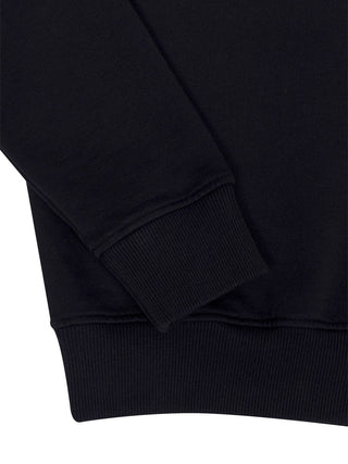 Unisex Sweatshirt aus Baumwolle - Schwarz