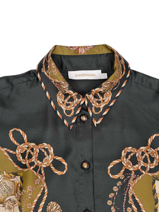 Valiant Twill Shirt Forest Scarf