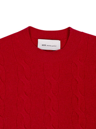 Crewneck Sweater mit tonigem ADC Logo