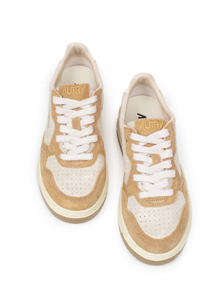Sneakers Medalist Low Kids aus Wildleder - Beige