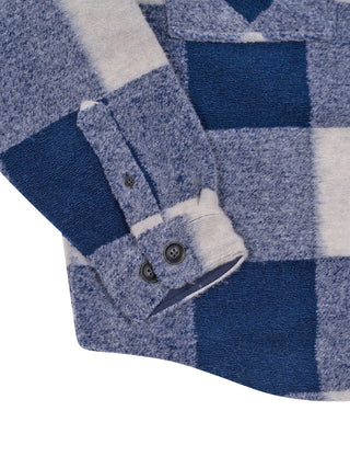 Levi Overshirt Marty kariert - Blau/Creme