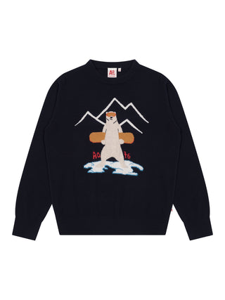 Eisbär Wollpullover mit Kaschmir - Navy