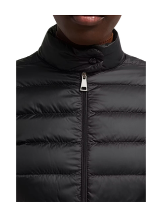 Lans verstaubare kurze Daunenjacke Schwarz
