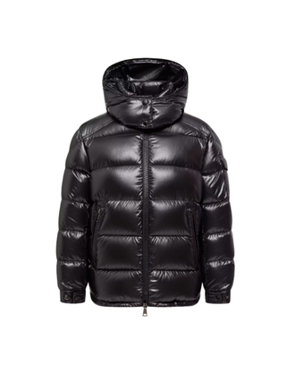 Maire kurze Daunenjacke mit Kapuze