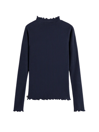 Core Mock Neck T-Shirt Sky Captain