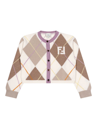 Cardigan aus Schurwolle - Creme/Beige