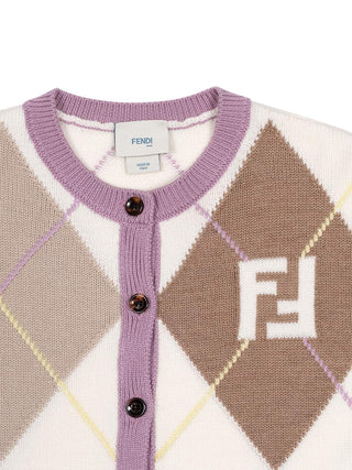 Cardigan aus Schurwolle - Creme/Beige