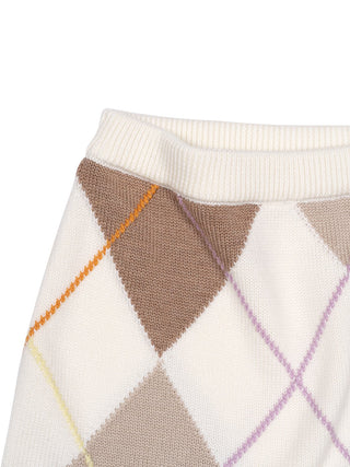 Rock aus Schurwolle - Creme/Beige