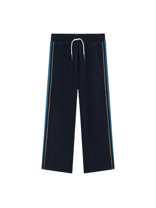 Relaxed Track-Sweatpants aus Frottee