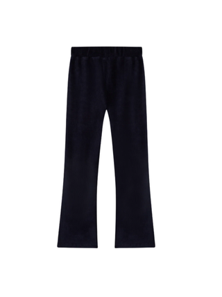 Flared Leggings aus Stretch-Samt