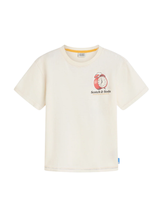 Relaxed T-Shirt aus reiner Baumwolle