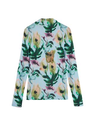 Langarmshirt mit Allover-Print