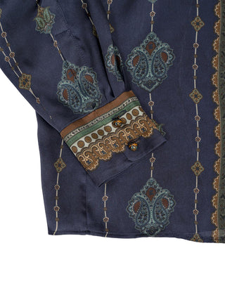Ascent Satin Scarf Shirt