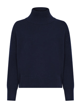 High Neck Boyfriend Fit Jumper Oceane Kaschmir