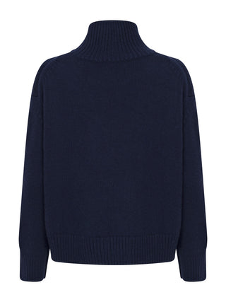 High Neck Boyfriend Fit Jumper Oceane Kaschmir