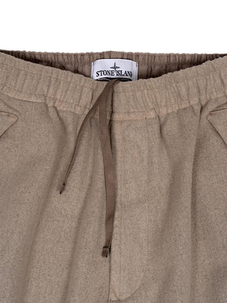 Loose-Fit Joggers mit elastischen Bündchen Biscuit