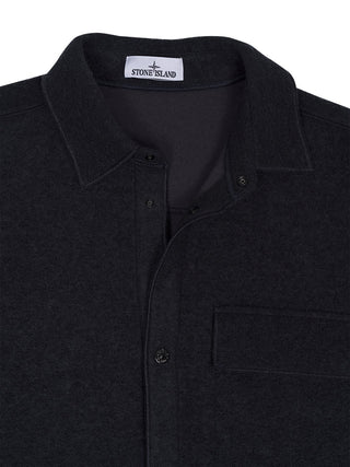 Comfort Fit Snap Front Overershirt mit Brusttasche