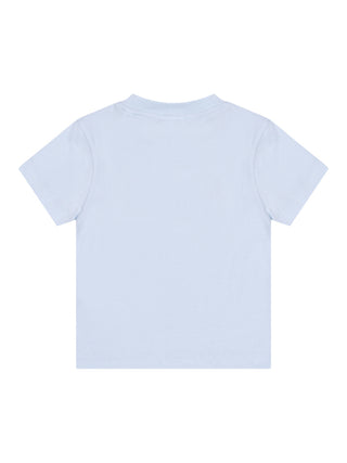 LCB T-Shirt mit Logo-Stickerei – Hellblau