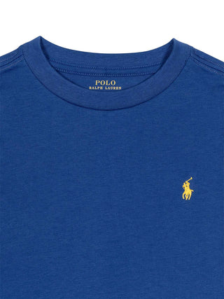 Langarm-T-Shirt mit Big Pony - Blau