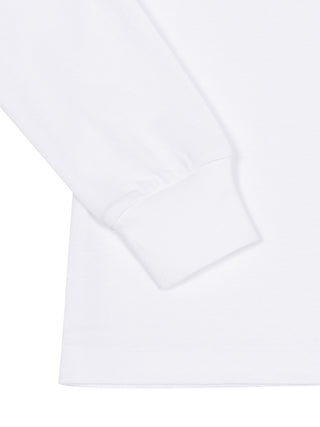 Langarm-T-Shirt mit Big Pony - Weiß