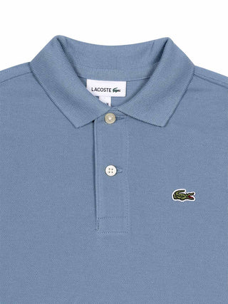 LCB Piqué-Poloshirt mit Logo- Hellblau