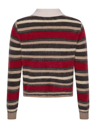Grizzly Cropped Rugby Carmine Combo
