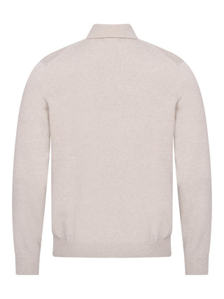 Polopullover aus Kaschmir Beige