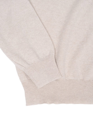 Polopullover aus Kaschmir Beige