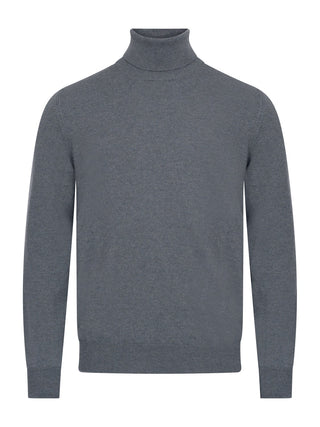Rollkragenpullover aus Kaschmir in Grau