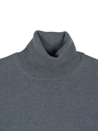 Rollkragenpullover aus Kaschmir in Grau