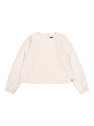 Tinne bestickte Bluse - Weiß
