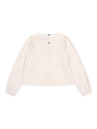 Tinne bestickte Bluse - Weiß