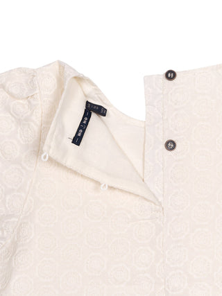 Tinne bestickte Bluse - Weiß