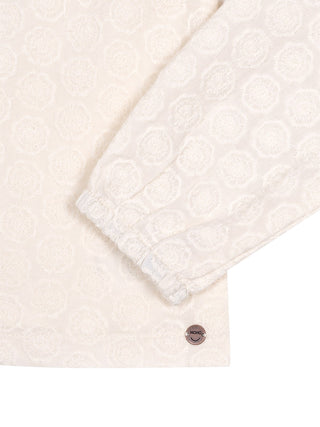 Tinne bestickte Bluse - Weiß
