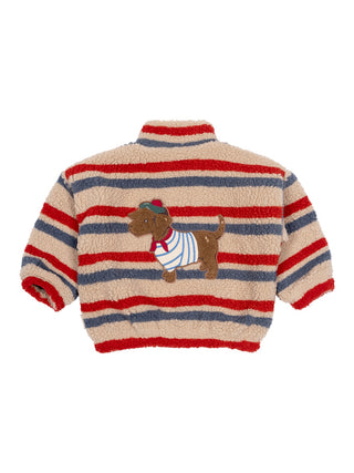 Jody bestrickte Teddy-Fleecejacke - Beige