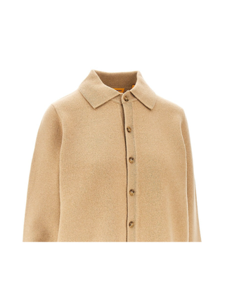 Felted Plaza Shirt Camel