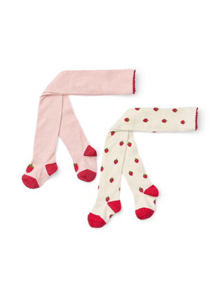 Vera Strumpfhosen, 2er-Pack - Glitter Berry Mix